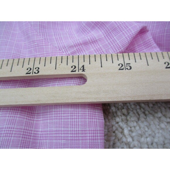 ETRO Shirt Men 42 Extra Large Pink Plaid Casual Long Sleeve Button Up Italy * - Picture 10 of 12